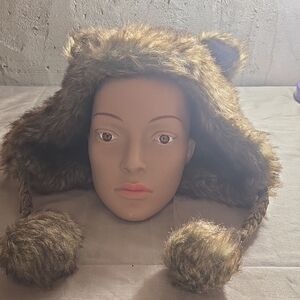 Cozy Brown Bear Hat for Kids